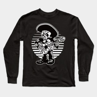 Skull Mariachi Long Sleeve T-Shirt